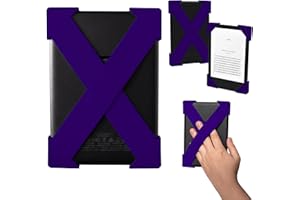 Strapsicle Hand Strap for Kindles & Kobos – Fits Paperwhite Gen 11/12 (6.8”/7”), Signature Edition – Colorsoft – 2 Pack – Large – Purple