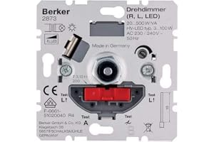 BERKER 2873 dimmer rotation/tryck 20–500 W LED