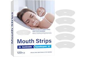CHINOXIA Mouth Tape for Sleeping, 120PCS Sleep Mouth Tape, Comfortable Mouth Tape for Better Night Rest, Encourages Nasal Breathing, Less Oral Breath & Snoring, Easy to Apply & Remove