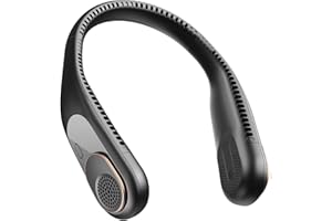 SWEETFULL Nackenventilator Hals Ventilator Tragbarer, 4000mAh akku (bis zu 9 Stunden),Mini USB klein leise, Wiederaufladbarer Tischventilator,handventilator Neck Fan 3 Stufen