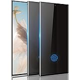 HXL Privacy Screen Protector Samsung Galaxy S23 Ultra, Tempered Glass Curved Full Coverage, Anti-Spy Screen Protector, Anti-f