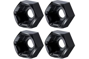 MORLORDY 4Pcs 5mm to 7mm Wheel Hex Hubs Adapter RC Hex Combiner for WPL D12 1/10 RC Trucks 1/24 SCX24 RC Cars