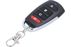 Akozon Pilot do Drzwi Garażowych, 433 Mhz 4 Przyciski Uniwersalne Klonowanie Kopiowanie Cloner Klucz do Drzwi Garażowych