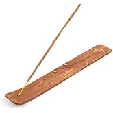 Jouis Wooden Boat Incense Holder, Decorative, Home and Workplace Meditation, Peace Fragrance Stand