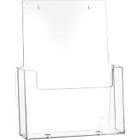 Helit Tischprospekthalter „the Helpdesk“ – Glasklar Für 1/3 DIN A4 Hochformat