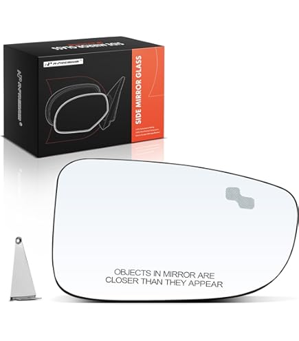 Car Rearview Right Passenger Side Mirror Glass Replacement W/ Backing Plate Aspherical Heated White Glass For BMW 1 2 3 Series 2004-2009