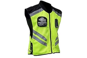 Amyove Gilet ad alta visibilità, catarifrangente, di sicurezza, per moto e ciclismo