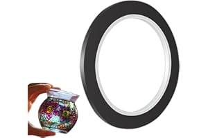 CANIPHA Linee di Piombo per Vetrate Colorate in PET Nero - Decalcomanie e Vernici per Vetri, Adesivi Decorativi per Galleria