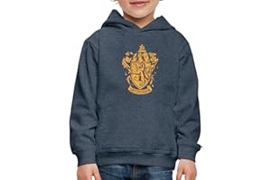 Spreadshirt Harry Potter Emblème Gryffindor Poudlard Gryffondor Pull À Capuche Premium Enfant