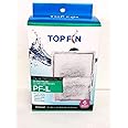 Top Fin Silenstream Large PF-L Filter Cartridges Refill for PF30, PF40 and PF75 Power Filters 6.5in x 4.5in - (6 Count)
