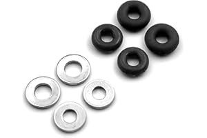SPITBOARDS Fingerboard O-Ring Bushings Washer - Black