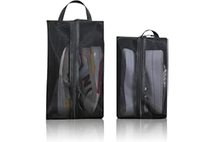 Jadin Porta Scarpe da Viaggio, set di 2 Porta Scarpe da Viaggio, Sacchetti per Scarpe da Viaggio con Cerniera, Portascarpe da Viaggio Antipolvere, Borsa Porta Scarpe sono adatte per Viaggi Fitness