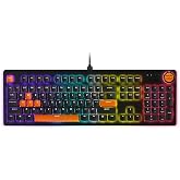 Spigen ArcPlay RGB Kablolu Mekanik Gaming Klavye Oyuncular İ&ccedil;in Tasarlandı Multi-Fonksiyon Ses Ayarı (Cherry MX Brown Switch 