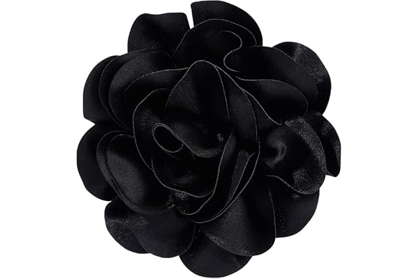 PH PandaHall 18 cm blombrosch, stor ros blomma brosch elegant stor blomma brosch kavajnål för kvinnor kostym klänning bröllop