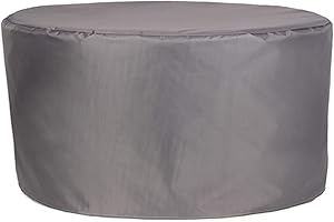 DKLE Housse De Meuble Housse Salon De Jardin Imperméable 95x140cm, Housse De Protection pour Table De Jardin Ronde, Bache Table Jardin 420D, Étanche Housses Meuble Exterieur