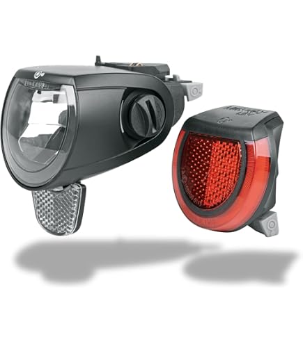 MonkeyLink Light 50 LUX REAR CONNECT Feu arrière pour vélo, accessoires de vélo (feu arrière sportif, fixation magnétique, maintien fixe, alimentation par batterie de vélo, avec homologation StVZO