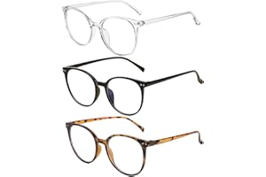 Nadiaen 3 Pieces Blue Light Glasses Men,Blue Light Glasses Womens,Computer Glasses Blue Light Blocking,Blue Light Blocking Computer Glasses Blue Light Glasses for Women,for Women & Men