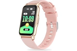 SPURKEY Fitness Tracker, Smart Watch with 24/7 Heart Rate Blood Pressure Sleep Monitor,126 Sports Modes,IP68 Waterproof Activity Trackers Step Calorie Counter Pedometer for Android&iPhone Women Men (Pink)
