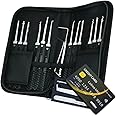 Loboo Idea Credit Card Lock Picking Tool Kit (17pcs Lock Pick Set and Credit Card)
