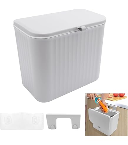 Pattumiera Panda Carina Con Coperchio - Cestino Per Cucina, Bagno Ed Esterno - Foto 12