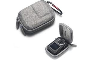 BeisDirect Action 4 etui Mini EVA Carring Case do DJI Osmo Action 4/3 sportowa torba na aparat ochronny torba do przechowywania akcesoriów do aparatu DJI Action 4/3, Szary, 10*7*4cm, Przenośny