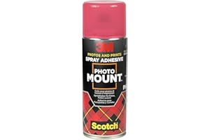 Scotch PhotoMount Klebespray - Sprühkleber für Fotos, Folien u.v.a.m., 400 ml, 1 Dose/Packung - für Schnelle und Dauerhafte Verbindungen