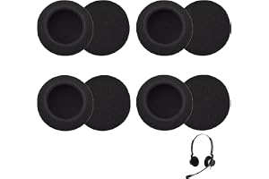 8 stycken ersättningsöronkuddar för Sennheiser hörlurar, ventilerande skum, headset skumersättning för Sennheiser EPOS, öronk