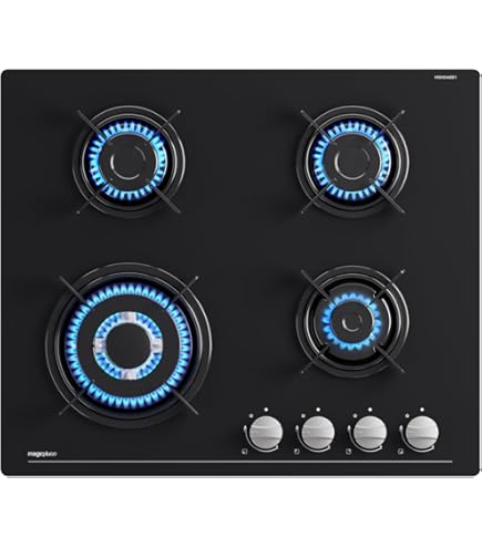 Bosch PBP6B6K80, Série 2, Plaque gaz, 4 feux, 60 cm, Email noir
