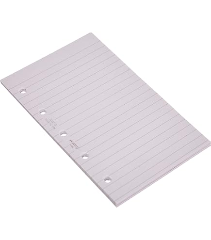 Filofax - vulling pocket - gelijnd notitiepapier - crème