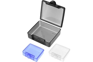 WLLHYF Małe pudełko na tabletki, organizer 3 szt. etui na tabletki, pojemnik do przechowywania leków, przenośny, mini, uroczy pojemnik na witaminy, uchwyt do kieszonkowej torebki(1.85 × 1.81 in)