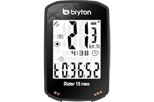 Bryton Rider 15 Neo E - Compteur GPS Vélo (Rider 15 NEO C (Sensor Bundle))