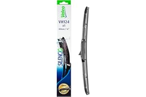 VALEO Silencio Essuie-glace - VH124 - Balai d'Essuie-glace 400 mm Premium Hybride Toutes-saisons, Remplacement d'Équipement d' Origine - Avant - 1 Balai 574724