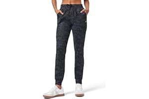 WILLIT Women's Fleece Lined Joggers Water Resistant Thermal Winter Trousers Warm Running Sweatpants with Pockets