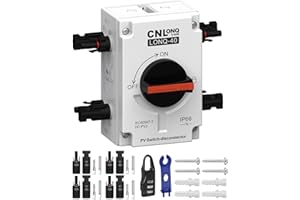 CNLonQcom DC Trennschalter PV Anlage 1200V 32A 2x2 String außen IP66 Leistungsschalter Mit Wasserdicht PV Anschlusskasten Für Solar Photovoltaik