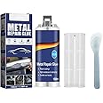 Azonee 100 ml Metal Repair Glue, Casting Repair Glue, Heavy Duty Welding Glue for Metal, Ceramics, Plastics,Super Welding AB Adhesive, Industrial Heat Resistance Cold Weld Metal Repair Paste Gel Tools
