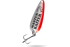 DKLECHUI Funny Fishing Lure Gift for Men - Fishing Birthday - Master Baiter - Fishing Spoons - Dad Gifts - Perfect for Any Fisherman - Fishing Lures for Walleye and Pike - Spoon for Trout - Fishing Gag Gifts