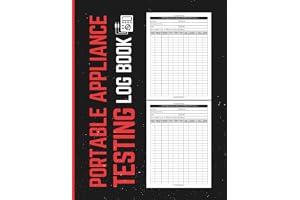 Portable Appliance Testing Log Book: Electrical Appliance Testing Journal