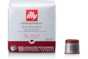 ‎ILLY illy Iperespresso Kaffeekapseln klassische Röstung INTENSO, 1 Packungen zu je 18 Kaffeekapseln
