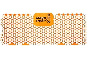 Alwees Fresh Trough Urinal Screen – 3 Pack – Fits All Types Of Trough Urinals – Professional Commercial Quality Splash Mats, Urinal Deodoriser & Odour Neutraliser (mango)