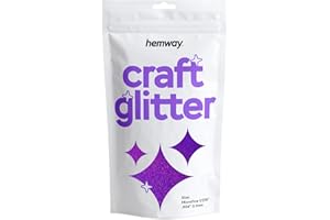 Hemway Craft glitter 100g 3,5 once Microfine 1/256" .004" 0.1MM (viola olografica)