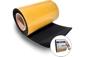 NTG-SOLUTIONS Mousse Isolante, Mousse autocollante Noir, Tapis insonorisant autoadhésive, EPDM, Isolation phonique, résistante à l'humidité et Vibrations. (Largeur 10 cm, Longueur 1m, Épaisseur 3mm)..