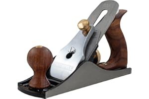 Cepillo Alisador Faithfull n.° 4 – Cepilladora de madera de hierro fundido mecanizada con precisión para madera dura y blanda, acabado de superficies, ebanistería y carpintería en general