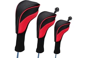 HAUNI 3pcs/Set Driver # 1 3 5 Fairway Wood Cover Golf Club Headcover