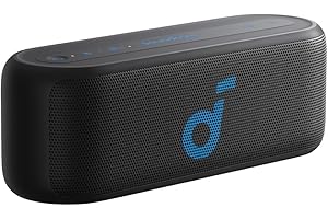 Soundcore Select 2S Altavoz Bluetooth portátil con Sonido Estéreo de 20W, Tecnología BassUp™, Autonomía de 16 Horas, Emparejamiento Estéreo Inalámbrico, Impermeable IPX7 para Aventuras al Aire Libre