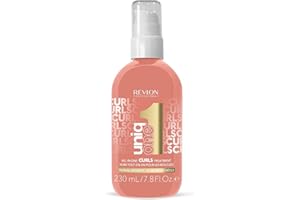 Revlon Professional UniqOne All In One Curls Treatment – Trattamento Capelli 10 Benefici Senza Risciacquo per Capelli Ricci, Mossi e a Spirale, 230ml