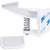 Baby Lock 10Pcs Baby Kids Drawer Cabinet Security Lock Hidden Lock - Original 3M Double Sided Tape