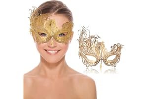 PPGGOPP Maskerade Maske,Venezianische Masken für Frauen,Maskenball Damen Maske,Venezianischen Maske Augenmaske Sexy Venezianischen Maske Kostüm Masken für Kostüm Cosplay Abschlussball Karneval