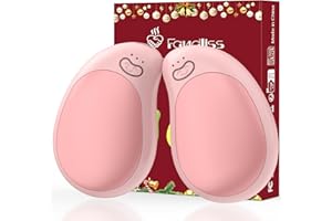 2-Pack Rechargeable Hand Warmers, FANDLISS USB Electric Magnetic Handwarmers with an 8000mAh High-Performance Battery and 3 Temperature Settings,Suitable for Outdoor, Skiing,Camping,Unisex