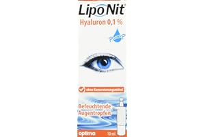 ‎LIPO NIT Liponit Augentropfen pump 0,1% Hyaluron, 1er Pack(1 x 10 ml)