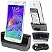Price comparison product image Galaxy Note 4 Desktop Charging Docking Station Cradle Pad - Support Charging Spare Battery for Samsung Galaxy Note 4 Mobile Cell Phone Charger Dock